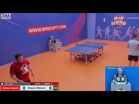 Зайцев Андрей 0-3  Опрыск Михаил  Турнир  Восток 4  WINCUP 10.05.21 Прямая трансляция Зал1