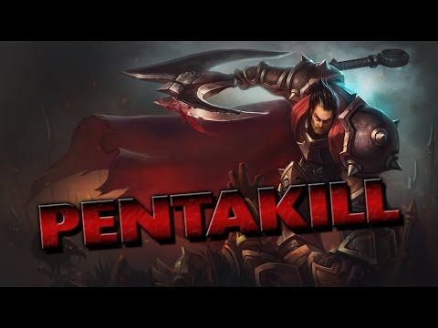 LoL PENTAKILL DARIUS! 1v5 #1