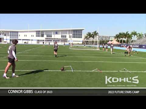 Connor Gibbs 2022 Future Stars Camp