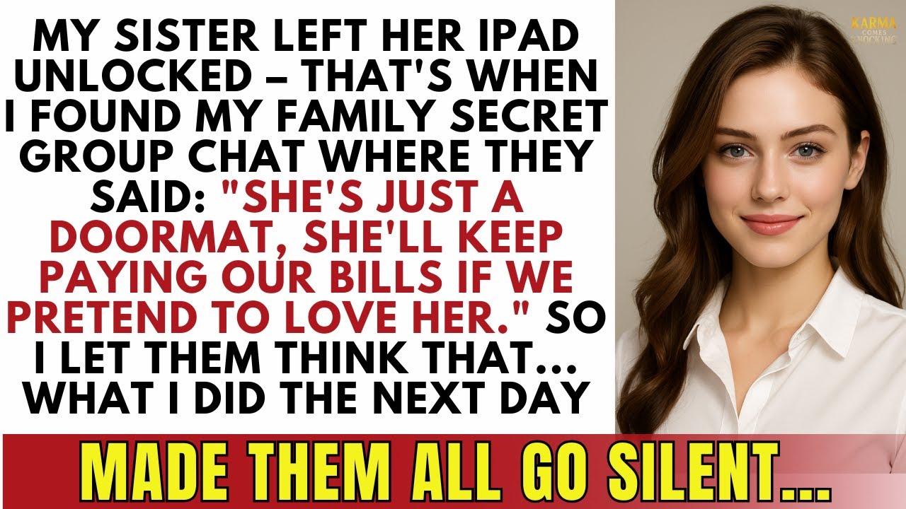 My Sister Left Her iPad Unlocked Where I Found Our Family Secret Group Chat, What I Did Next...