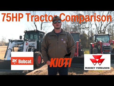 75 HP Tractor Comparison - Bobcat / Kioti / Massey Ferguson