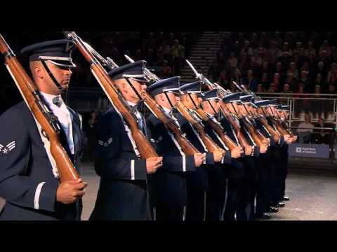 The United States Air Force Honour Guard - Edinburgh Military Tattoo 2015