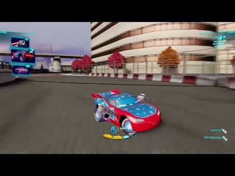 Cars 2 The Video Game | Daredevil Lightning - Runway Tour | 9 laps