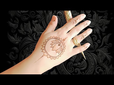 Wow 🥰👌Easy ellegent mehndi design #mehndi#mehndidesign #madismehndistudio
