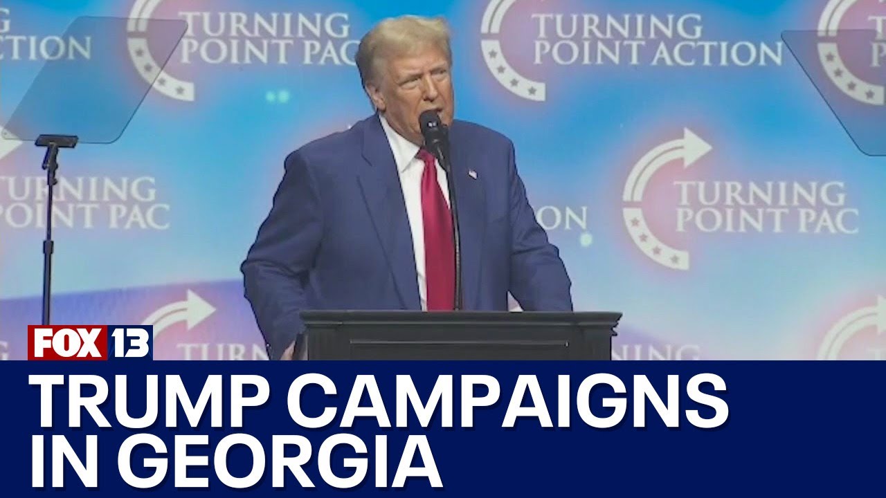 Trump campaigns in Georgia in battleground state blitz | FOX 13 Seattle