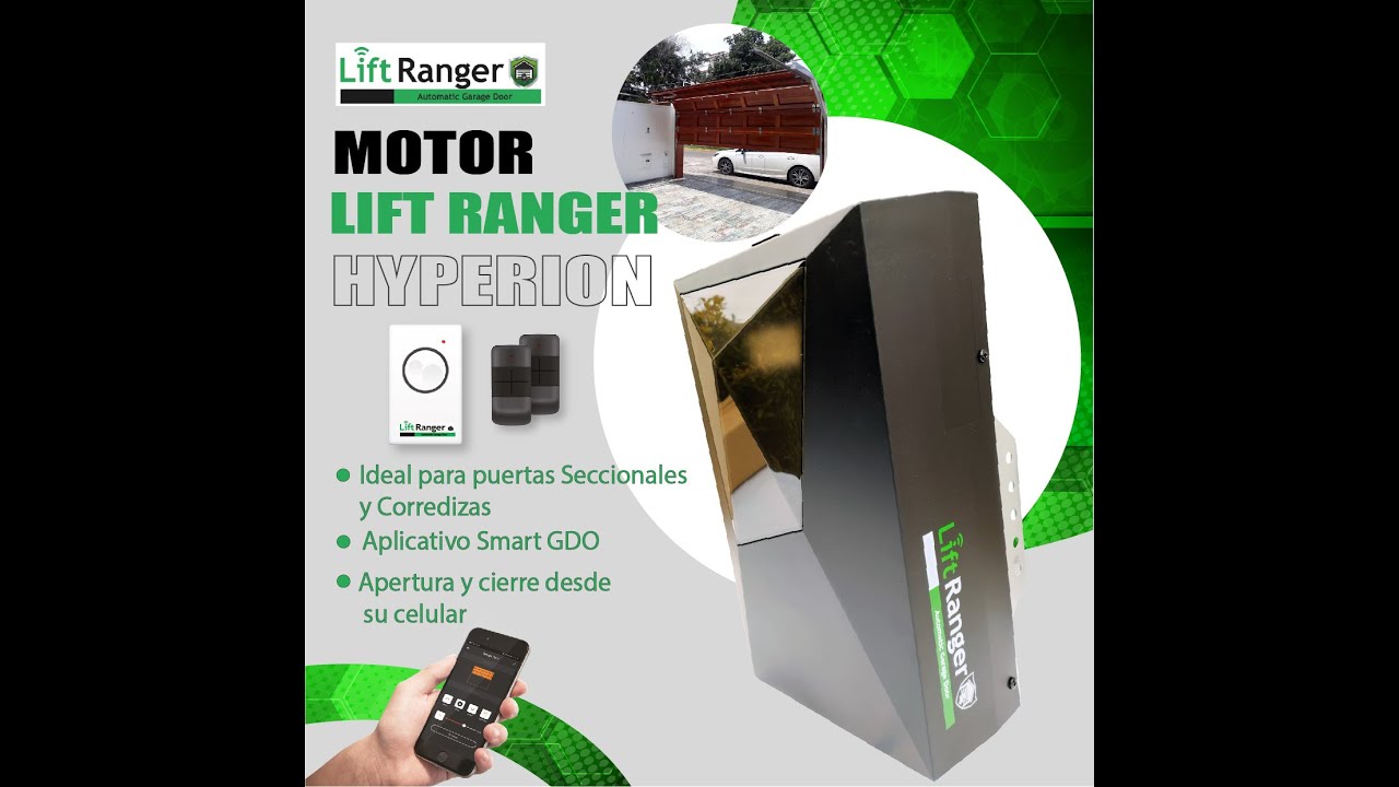 Lift Ranger Motor: programación de control remoto