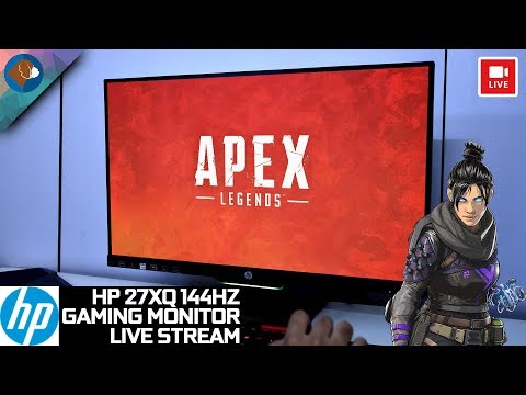 HP 27XQ 144HZ Gaming Monitor | Apex Legends Live Stream