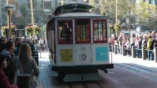 San Francisco cable car turnaround at Market