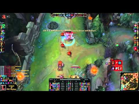14. Outplay SKT T1 Faker on Ahri Lich Bane vs Graves & Lee Sin SoloQ Challenger 5.3