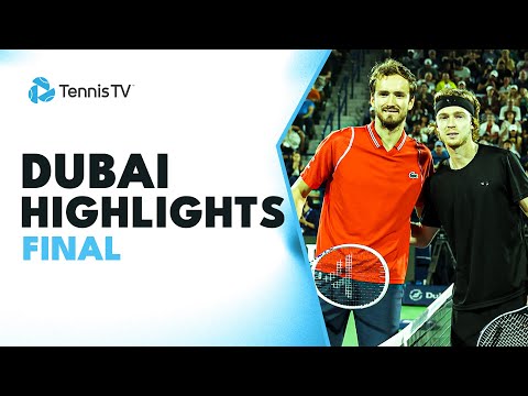 Andrey Rublev x Daniil Medvedev pela coroa de Dubai! | Destaques finais de Dubai 2023