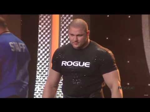 Mateusz Kieliszkowski WORLD RECORD | 410lb STONE TO SHOULDER | 2019 Arnold Classic