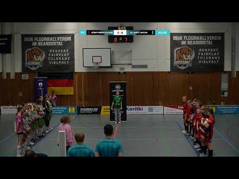 U13 Juniorinnen DM Floorball in Hochdahl TAG 1