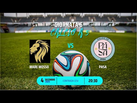 Calcio a 5 CSI: Mare Mosso-Pasa