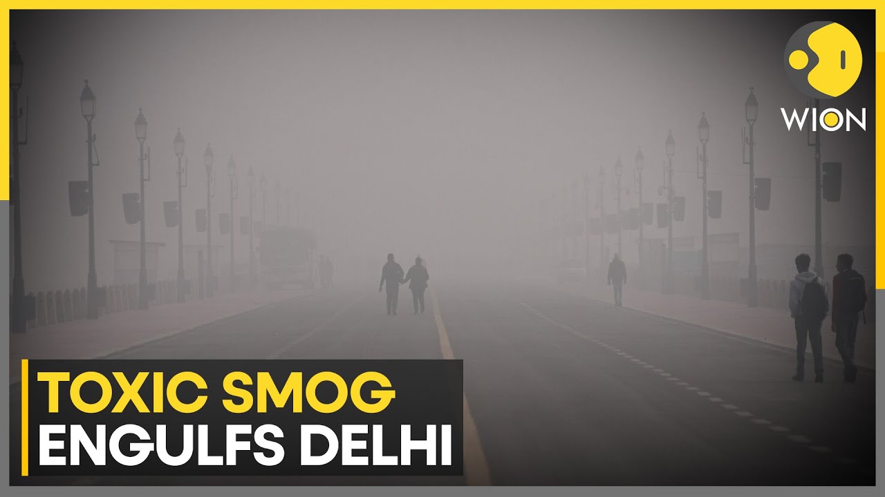 Delhi Pollution: Severe Pollution Blankets Delhi Amid Smog Crisis | WION News
