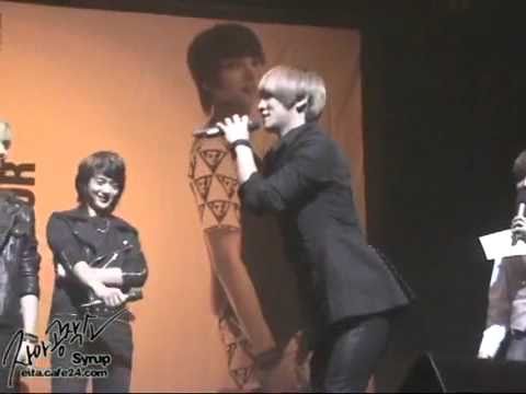 [Close view] 100302 Key's Body wave @ Sukira Recording (old vid)