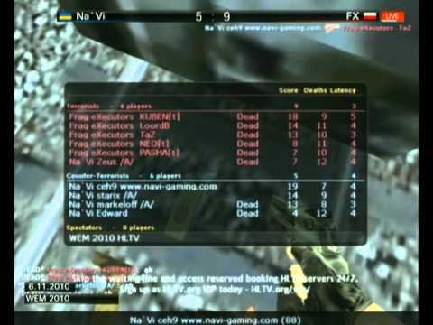 Na`Vi vs. FX de_train (World e-Sports Masters 2010)