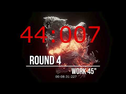 FIRE DUBSTEP HIP HOP MIX 15 MINUTES HIIT TABATA 45"WORK 15" REST  WORKOUT TIMER WITH MUSIC 2023