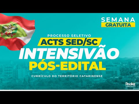 Intensivão de Pós-edital ACT's |  Currículo do Território Catarinense