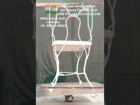 Metal antique dining chair, for restaurant, set size: single