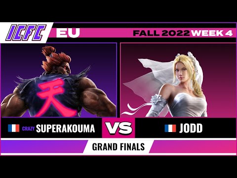 SuperAkouma (Akuma) vs. Jodd (Nina) Grand Finals - ICFC EU Tekken 7 Fall 2022 Week 4