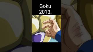 Evolution of Goku (animation)