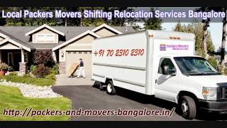 Packers And Movers Bangalore Local Shifting Charges Approx