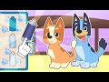 BABY PETS Kira And Max Dress Up As Bluey And Bingo
