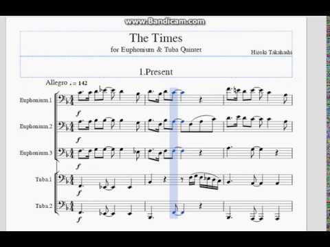 The Times for Euphonium & Tuba Quintet (short version)
