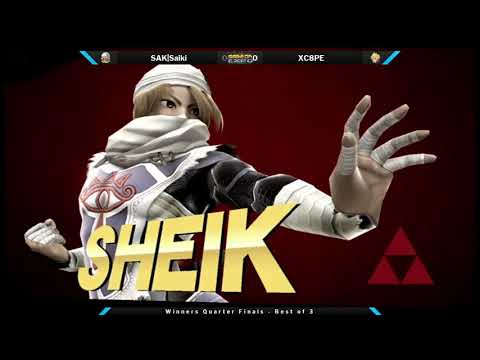Game On Expo Smash 4 Paid Bracket Winners Quarters - SAK|Saiki (Sheik) vs XC8PE (Cloud)