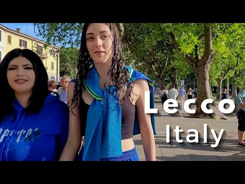 Walk with me to see Lecco Run 2023,4K walking tour-italy#italy #trending #travel