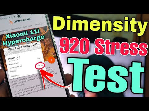 First Wildlife Performance Stress Test Of Dimensity 920 5G🔥Xiaomi 11i Hypercharge👌Amazing Results😍