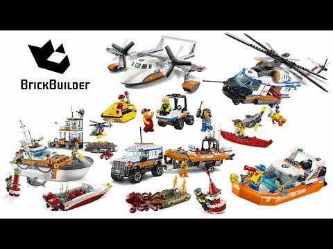 Lego City 2017 - All Coast Guard Compilation - Lego Speed Build for Collectors