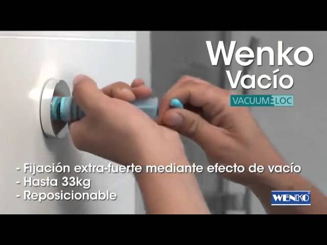 Vídeo relacionado con Wenko Vacuum-Loc maxicesta Milazzo - Fijar sin taladrar, Acero, 52.5 x 8.5 x 16 cm, Cromo