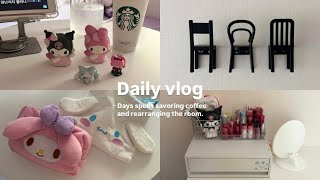 vlog ★ ⁺. hsp気質な私の部屋作り/コスメ収納・紹介/ガチャガチャ🏠🧸💄