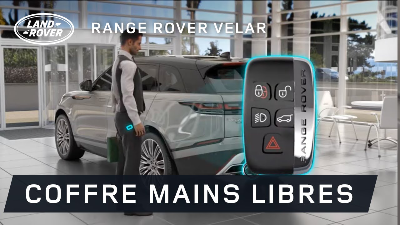 Range Rover Velar : ouvirir son coffre sans les mains | Land Rover