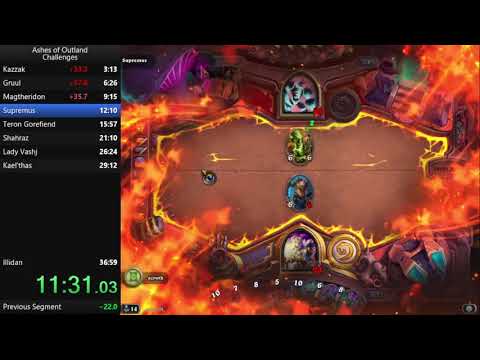 Hearthstone: Felfire Challenges Speedrun in 32:31 [WR]