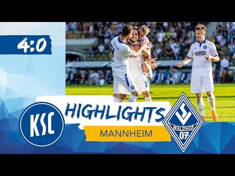 KSC-Highlights | bfv-Rothaus-Pokal Halbfinale | Waldhof Mannheim