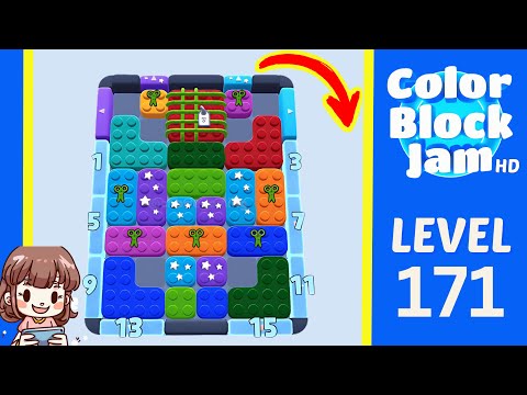 Color Block Jam Level 171 Solution Walkthrough