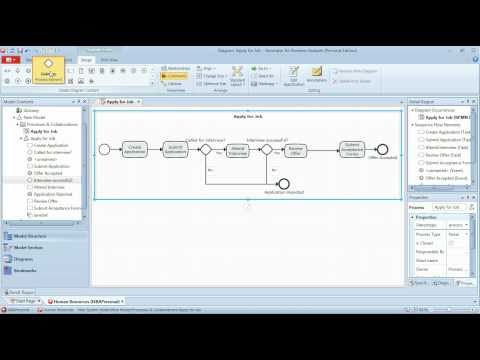 BPMN Tutorial - Part 1 - Simple BPMN Workflow (Business Process Modeling)