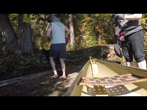 Start of the Portage, Source Lake to Bruce Lake, Algonquin Park