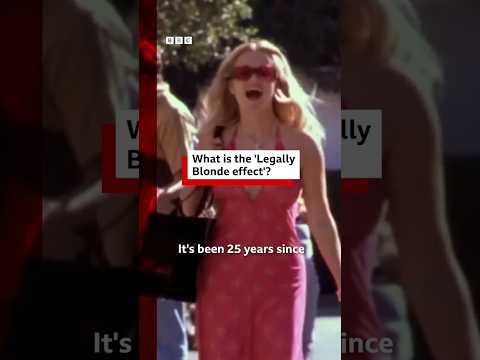 What is the 'Legally Blonde effect'? #LegallyBlondeEffect #BBCNews