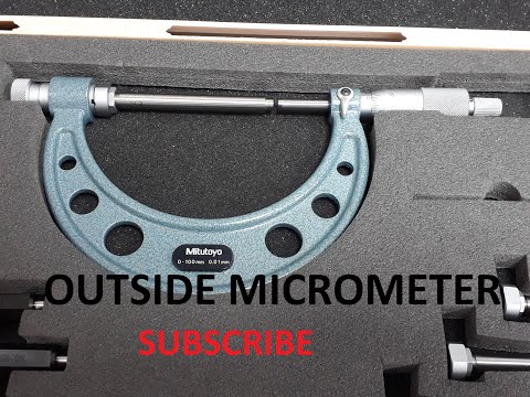 HOW TO USE AND MEASURE OUTSIDE MICROMETER | Rotating & Static Equipments Video