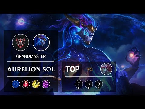 Aurelion Sol Top vs Cho'Gath - EUW Grandmaster Patch 9.12