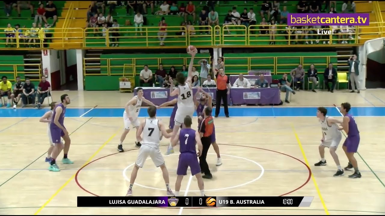LUJISA GUADALAJARA vs.  U19-BASKETBALL AUSTRALIA Centre of Excellence (4/10/22) #BasketCantera.TV