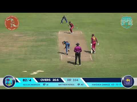 🔴LIVE West Indies U19s vs Sri Lanka U19s | Tri-Nation Under-19 Tournament
