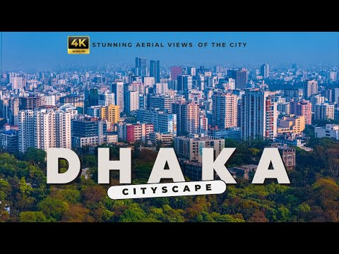 📍 Dhaka Cityscape in 4K – Flying Over the Stunning Skyline of Bangladesh [4K UHD | Drone Footage]