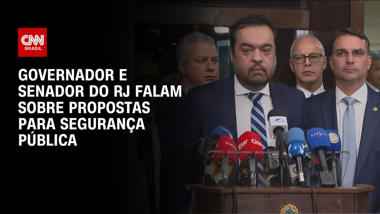 Governador e senador do RJ falam sobre propostas para segurança pública | CNN 360º
