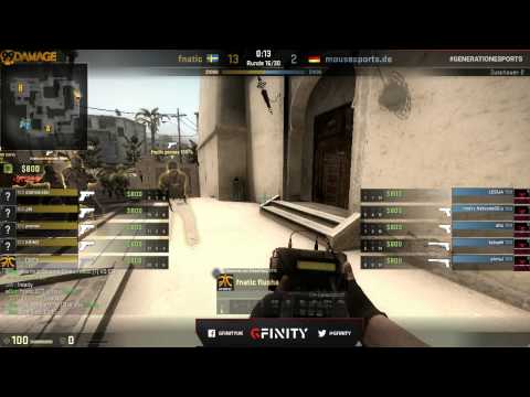 mousesports vs. fnatic | Viertelfinale, Gfinity G3 Lan | de_mirage Map 1