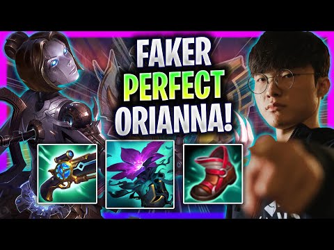 FAKER PERFECT ORIANNA GAME! - T1 Faker Plays Orianna Mid vs Azir! | Season 2024