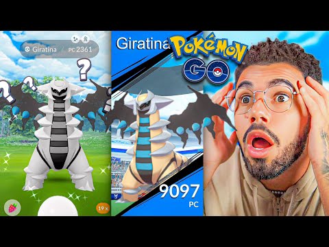 FIZ UM *GIRATINA* FORÇA DAS SOMBRAS SEM SABER… 😨🤯😍 #pokemongo